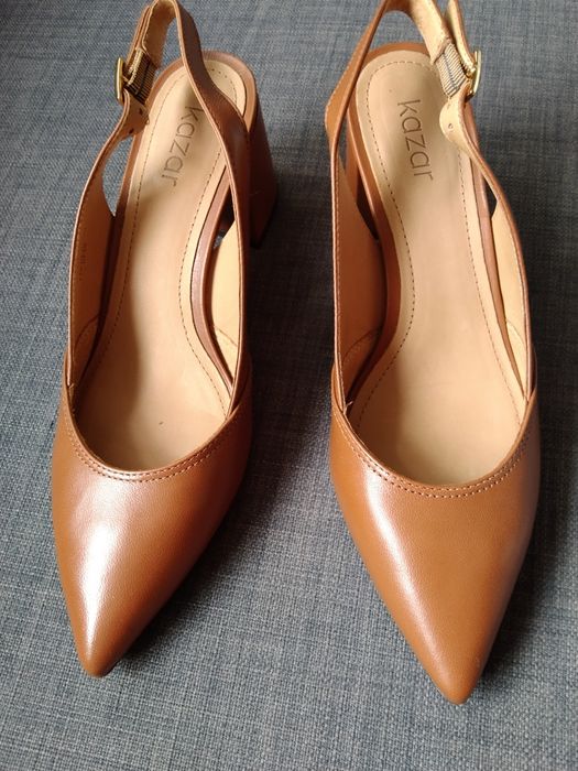 Buty skórzane slingback KAZAR 37