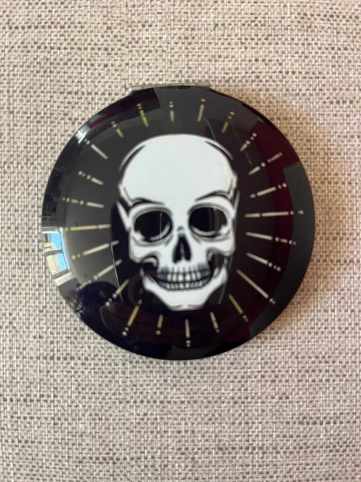 Espelho de Bolso Duplo | Estilo Rock Skull