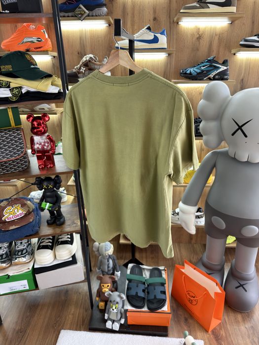 Футболка Acne Studios Stockholm 1996 Olive Logo Rick Owens