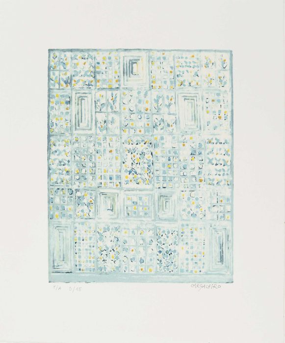 Serigrafia Manuel Cargaleiro