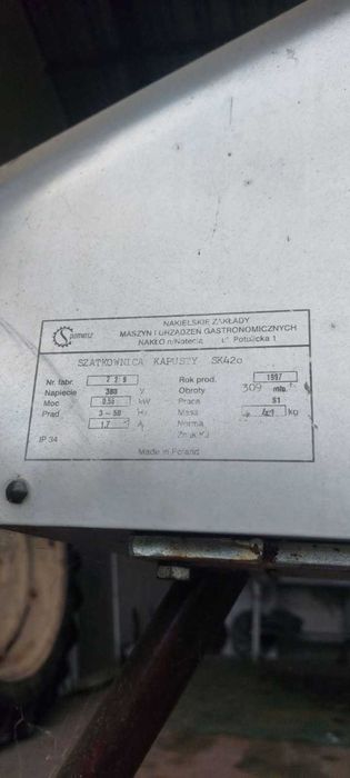 Szatkownica do kapusty i warzyw - SK 421