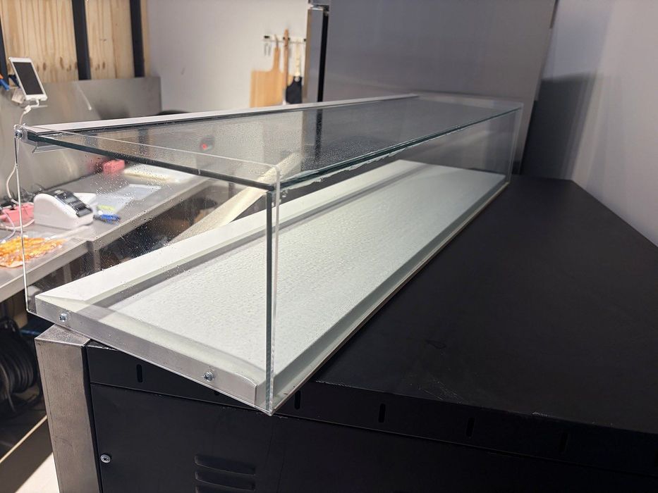 Vitrine de Balcão em Vidro — Expositor 1 Nível (Fry&Grill / METRO)