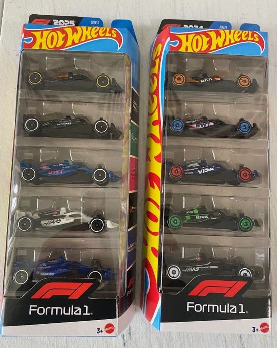 Hot Wheels Formula 1 5-Pack 2025 Формула 1
