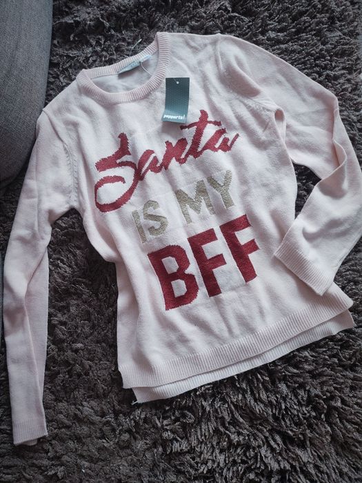 Dziewczęcy sweterek nowy 146 152 z metką prezent święta mikolajki boże