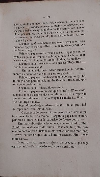 LOUREIRO (Urbano).— PERFIS BURLESCOS. Estudos contemporaneos. 1866
