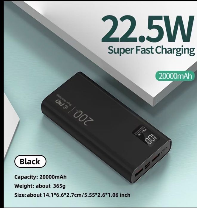 Повербанк Powerbank 20000 Mah нові