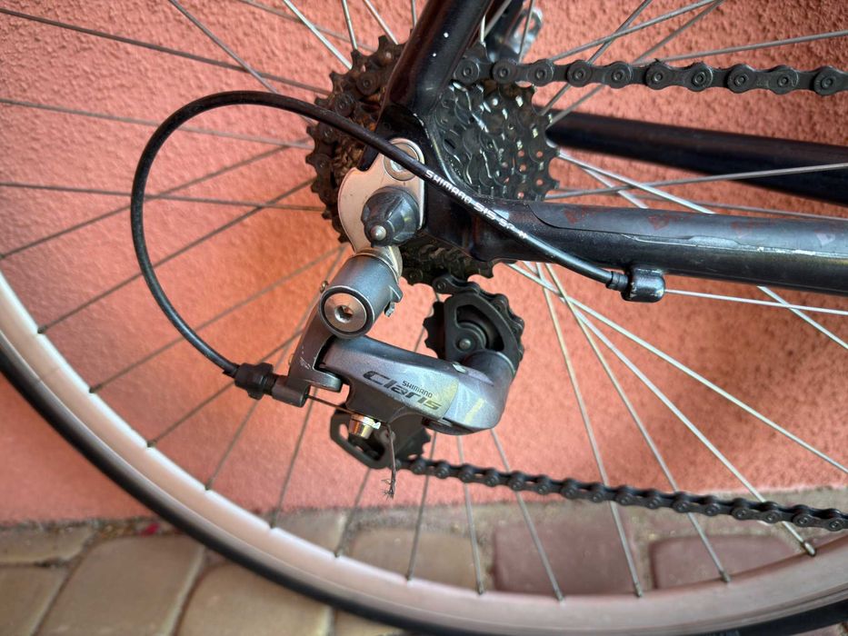 Rower szosowy Scott 54 cm Shimano Claris, karbonowy widelec + dodatki