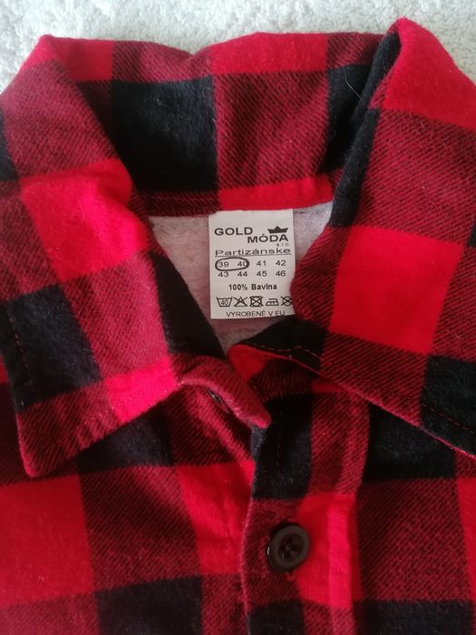 NOWA koszula flanelowa w kratę 39/40