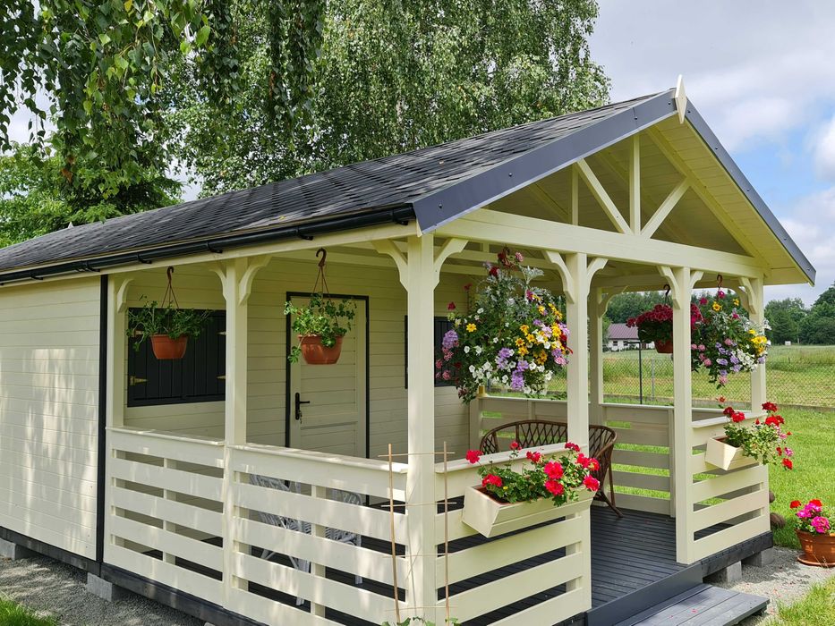Domek z tarasem 35m2 domek 5x7 domek 7x5 lub domek 5x6 5x8 5x9 MDDP