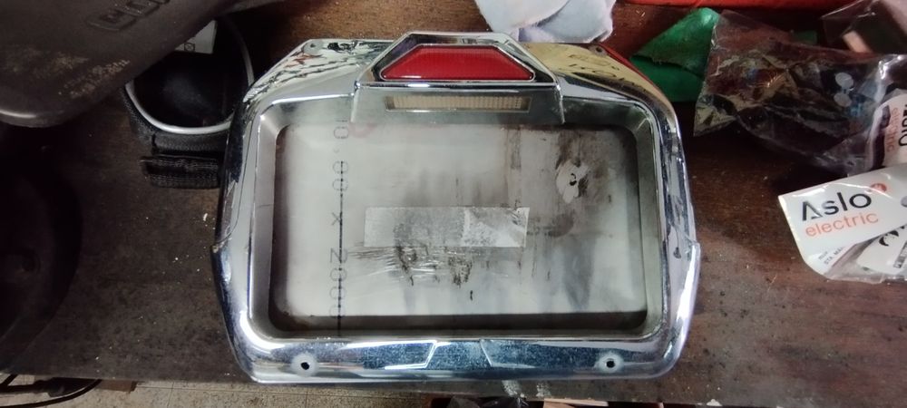 Suporte de matrícula para mota