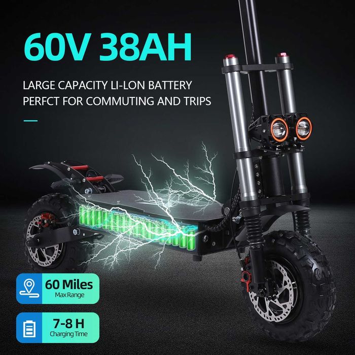 Trotinete dual motor 6000w
