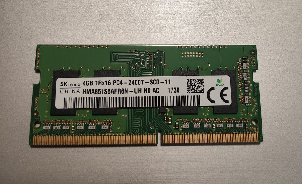 Pamięć RAM do laptopa SK Hynix 4GB DDR4 2400MHz SODIMM