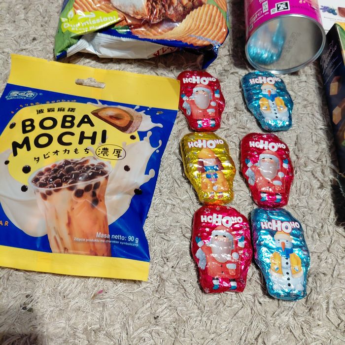 Zestaw słodyczy i chipsów