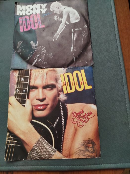2 single winylowe Billy Idol