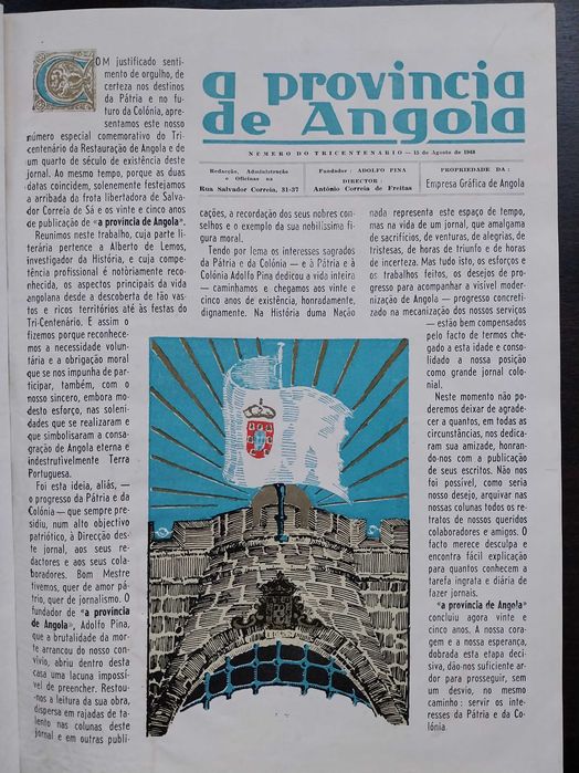 revista: A Província de Angola, edição comemorativa de 25 anos (1948)