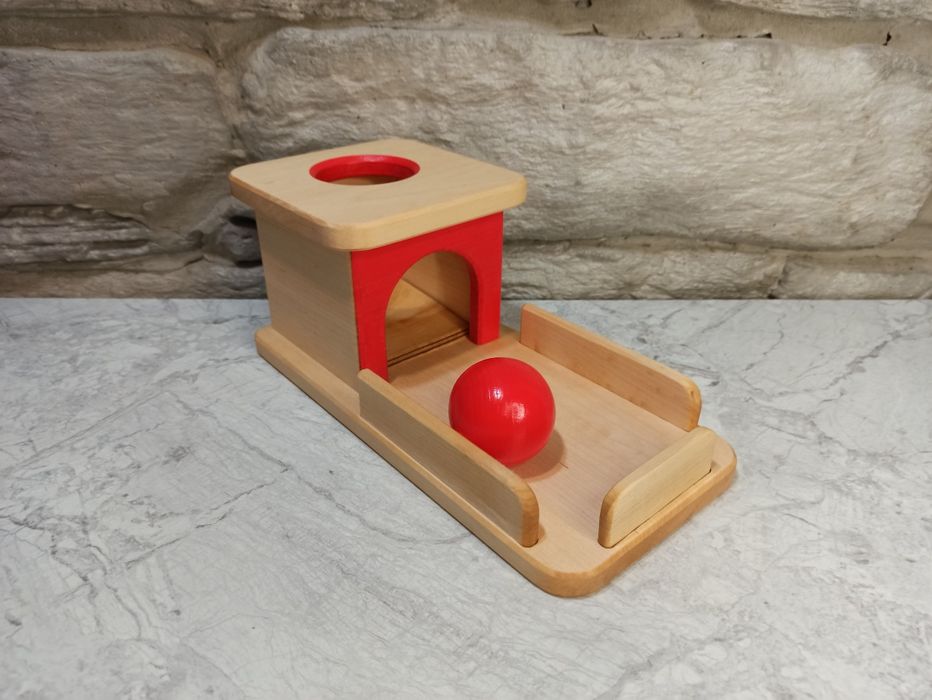 Набір коробок постійності. Дерев'яні іграшки Монтессорі