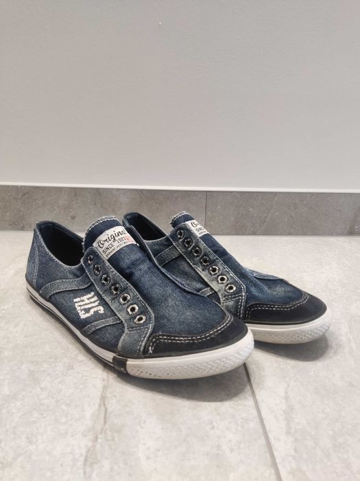 Trampki jeansowe, rozmiar 42 , stan idealny