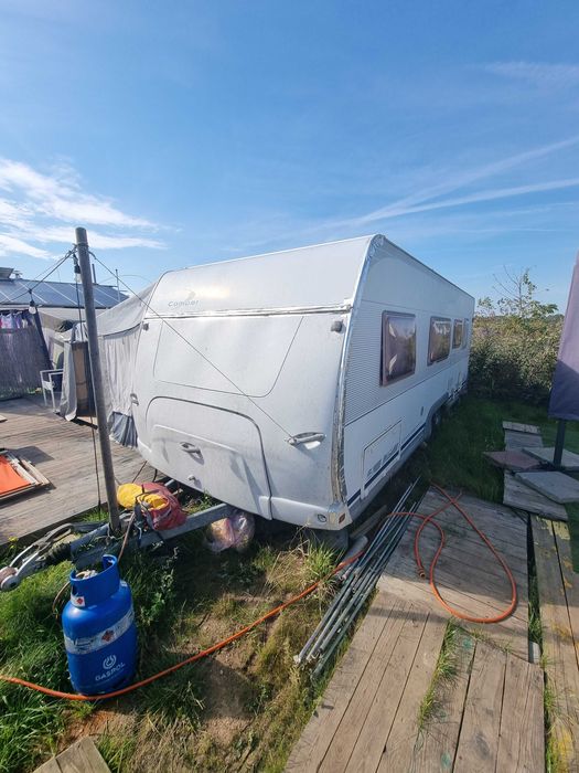 Duża dwuosiowa przyczepa kempingowa Dethleffs Camper 1999r