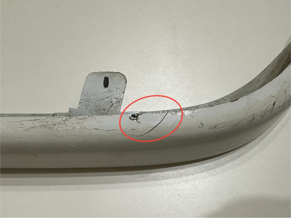 Friso farol esquerdo Fiat Scudo, Peugeot Expert, Citroen Jumpy 96-04