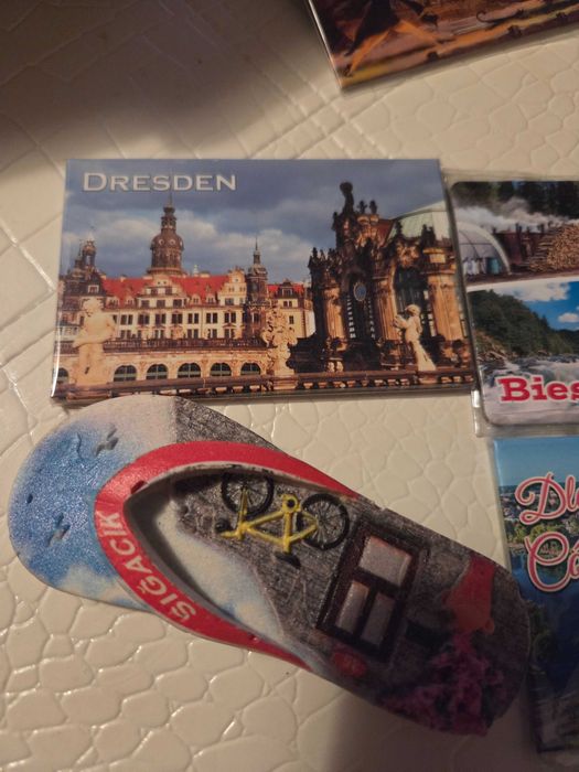 4 nowe magnesy sigacik,  Augustów, bieszczady, dresno