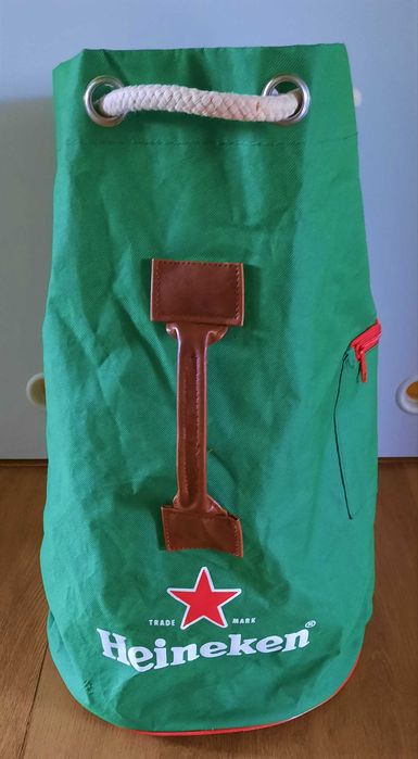 Heineken Zielona Torba Marynarska Green Duffle Bag Kolekcjonerska