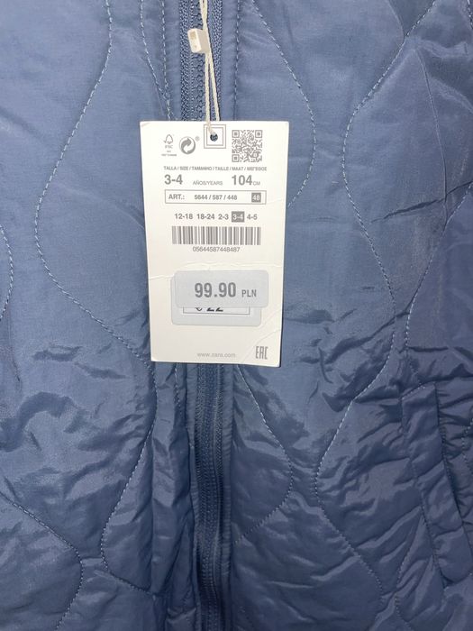 Куртка Zara 3-4 нова