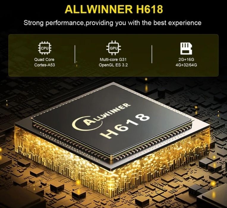Box TV Android 12 Transpeed 8K (H618) + 4 GB RAM + 64 GB ROM  (Novas em caixa)