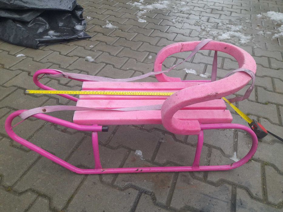 Sprzedam sanki metalowe z oparciem