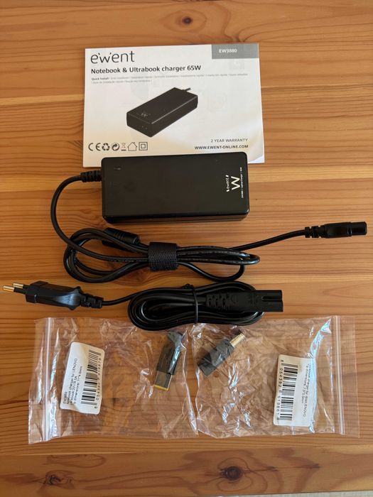 Carregador portátil Ewent EW3897 65W para IBM/LENOVO