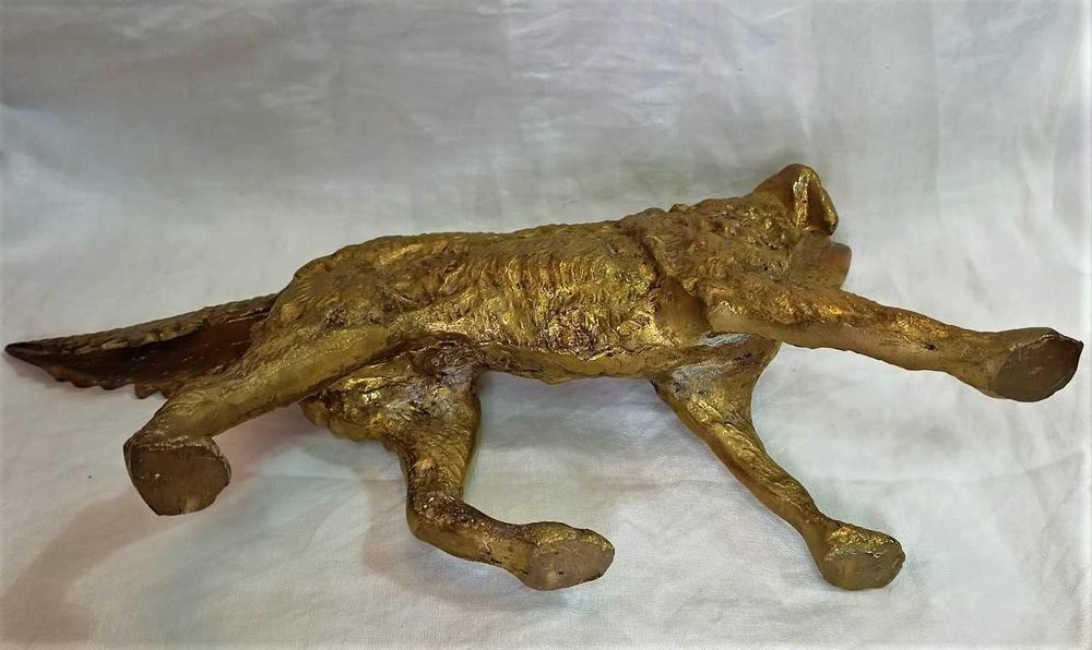 Escultura Cão Latão