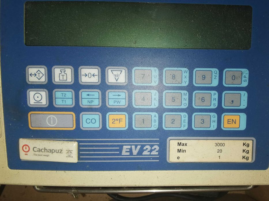 Balança digital CHACAPUZ 3000 usada