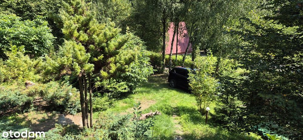 Domek letniskowy z sauną nad jeziorem, 1100m² ogrodzonego terenu.
