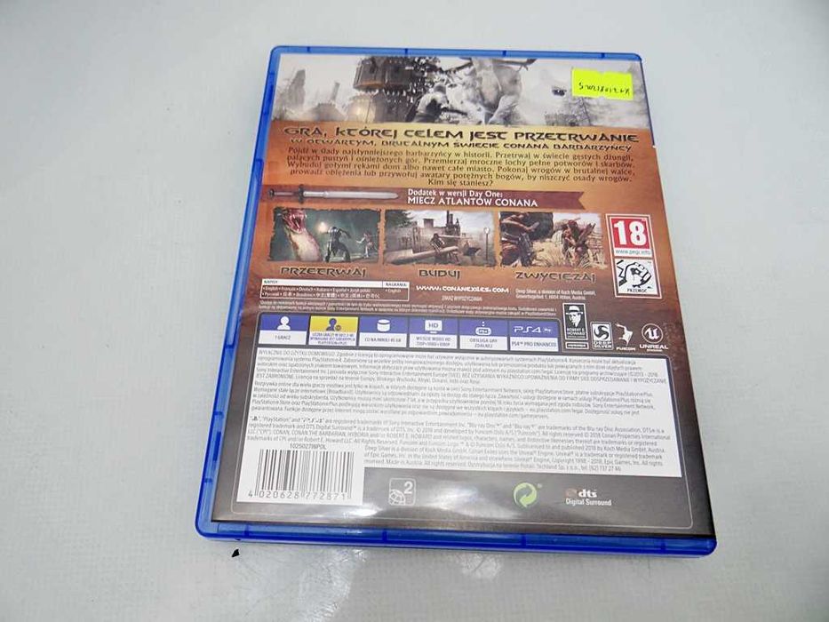 Conan Exiles Day One Edition  ps 4 PL / Eko Komis