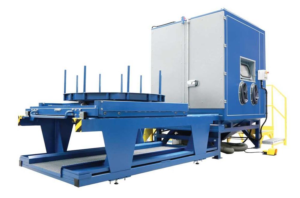 DUŻA Piaskarka Kabinowa PKW C-1000 Premium w Zestawie  SANT-TECH