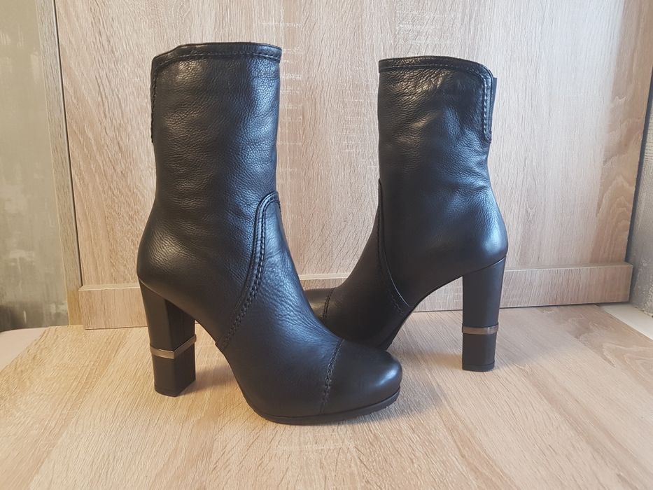 Новые полусапоги кожаные зима италия брендa fabiani