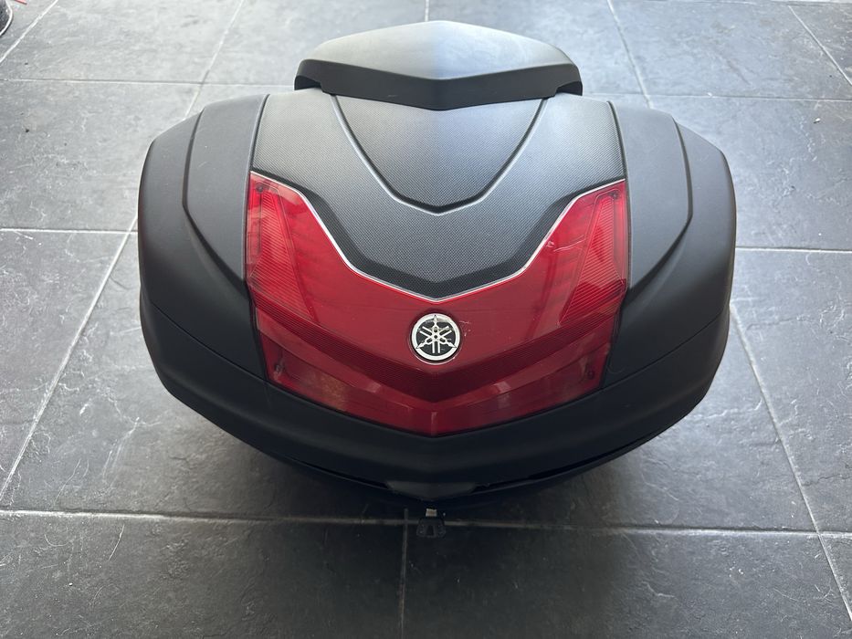 Top Case Yamaha 55L + Encosto de Pendura + Suporte Top Case
