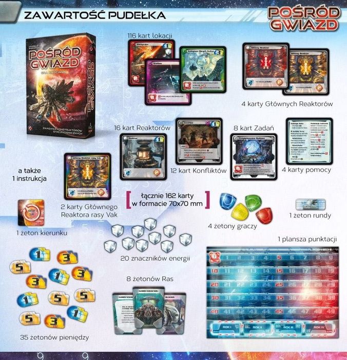 Gra planszowa "Pośród gwiazd"