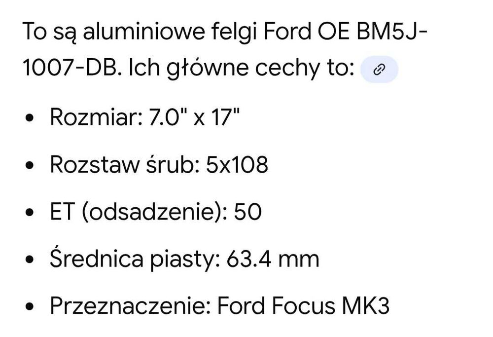 Felgi aluminiowe 17