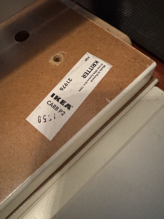 Łóżko IKEA KRITTER białe, 70x160 cm