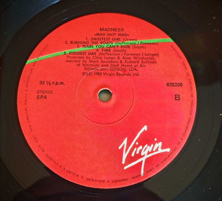 Vinil dos Madness