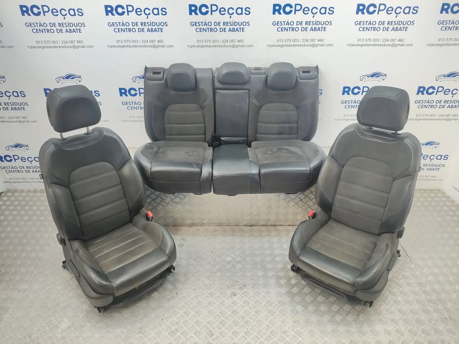 Conjunto Bancos Pele Alcantra Frente Frontais Tras Traseiros Citroen DS DS5 Sport 2011 a 2018