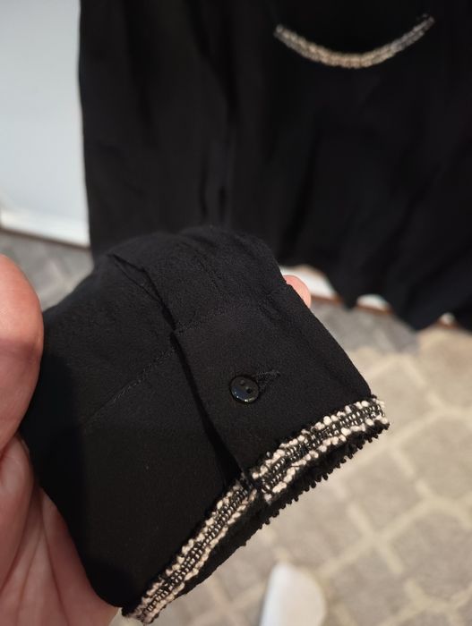 Zara koszula m/ L czarna  rozpinana