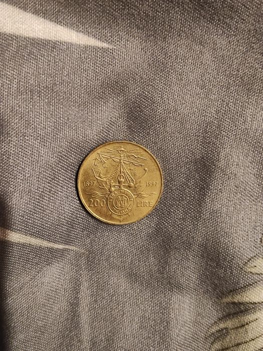 200 LIRE moneta kolekcjonerska ITALIA