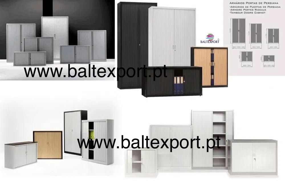 Armario Metalico Portas de Correr Persiana Várias Medidas e Cores Novo