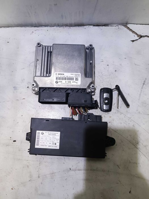 bmw e90 e87 2.0 n47d20c komputer sterownik silnika zestaw do odpalenia