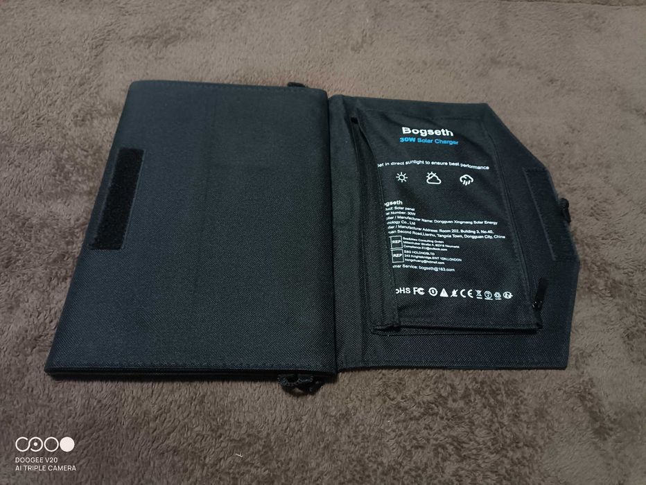 mata solarna panel solarny przenosna ladowarka usb nowa 100% sprawna