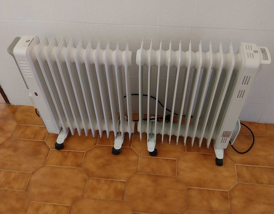2 radiadores a óleo 2500W