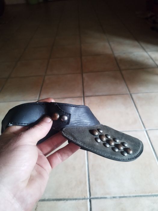 Pala em pele de couro