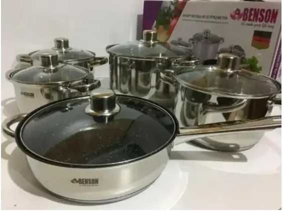 Набір каструль(Супер Якість.) Набір посуду 4+1