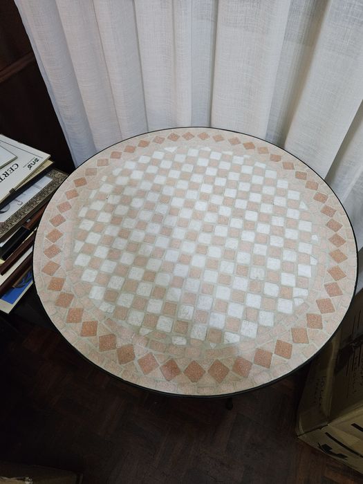 Mesa de centro em ferro